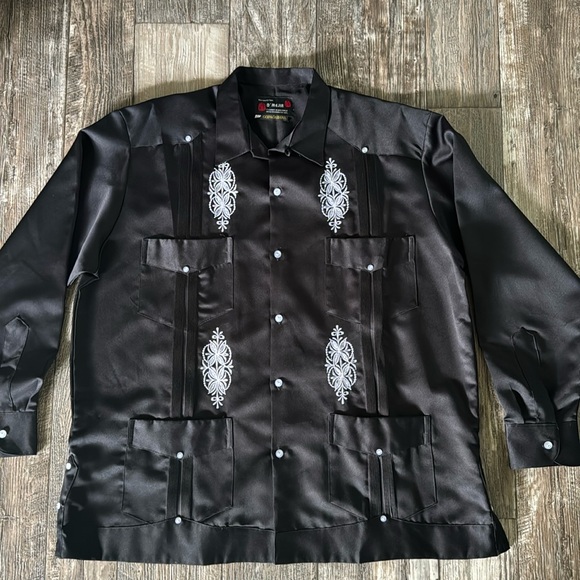 D’ MEJÍA COPACABANA MEN GUAYABERA,  SIZE 46, USA 12 - Picture 1 of 14